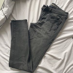 American Eagle Skinny Jeans Faded Black/Dark Grey